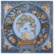 Load image into Gallery viewer, Sabina Savage Dancing Delphinas Shawl